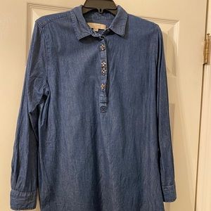 Maternity Chambray Tunic